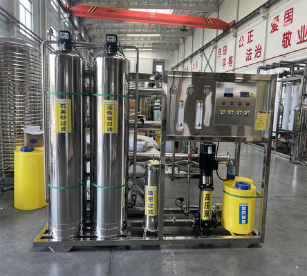 고기술 RO 순수 물 및 광물 물 필터링 및 정화 처리 공장 기계